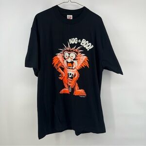 Vintage Jerzees Made in USA Bug-A-Boo Graphic T-Shirt Size XL